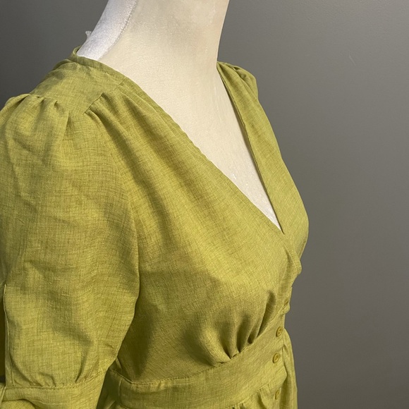 SHEIN Knotted Cuff Button Up Dress - Picture 10 of 14